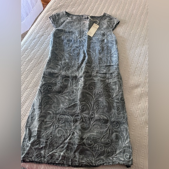 Lina Tomei Linen Dress - Picture 1 of 5